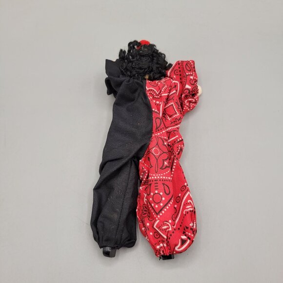 Clothes Pin Doll Happy Circus Clown Handmade Jointed Doll - Picture 3 of 4